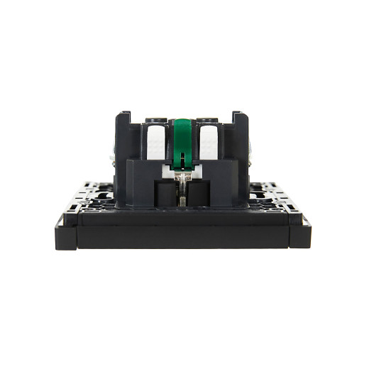 FORTE&PIANO Роз. с з/к без з/ш б/к 16А FP114 чер. IEK