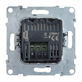 Legrand/Daccord SUNO Алюминий Светорегулятор кнопочный универсальный 400Вт без нейтрали.