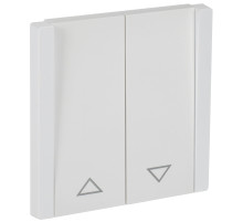 IEK FORTE&PIANO Белый Выключатель жалюзи 10А FP211