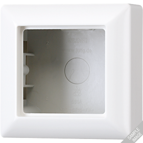 JUNG Коробка для накладного монтажа 1-кратная мокка