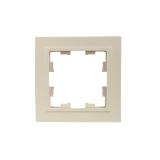 BRITE Рамка 1-мест. РУ-1-БрКр беж. IEK