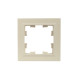 BRITE Рамка 1-мест. РУ-1-БрКр беж. IEK