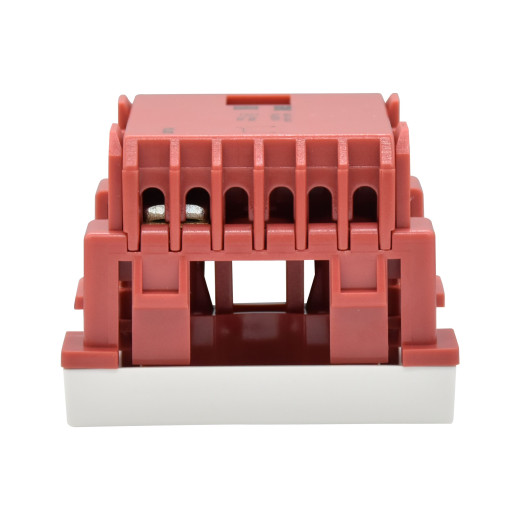 ВКО-21-00-П Выключатель одноклавишный (на 2 модуля) ПРАЙМЕР белый IEK