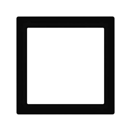 Декоративная вставка для рамок из натуральных материалов 1 пост (2 мод.), Avanti, черная