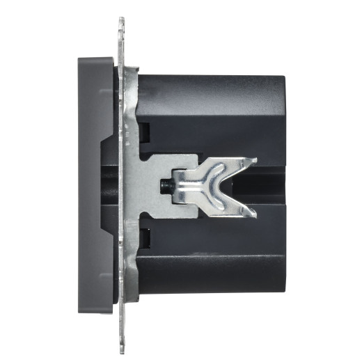 BRITE Роз. USB A+C 45Вт высокоск. зар. РЮ11-2-БрГ граф. IEK