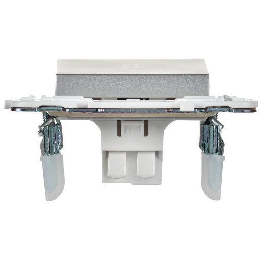 SKANDY Выключ. 1-кл. прох. 10А SK-V02S сереб. IEK