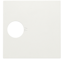 Niko Белый Накладка TV розетки