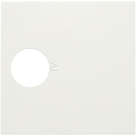 Niko Белый Накладка TV розетки