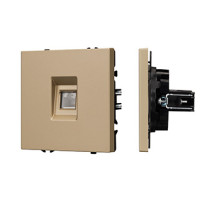 Arlight Механизм компьютерной розетки SCT-NOBE-MPC1-SFPL-GD (RJ-45, CAT6) (-)