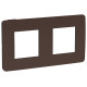 UNICA STUDIO рамка 2-поста, ШОКОЛАД/антрацит