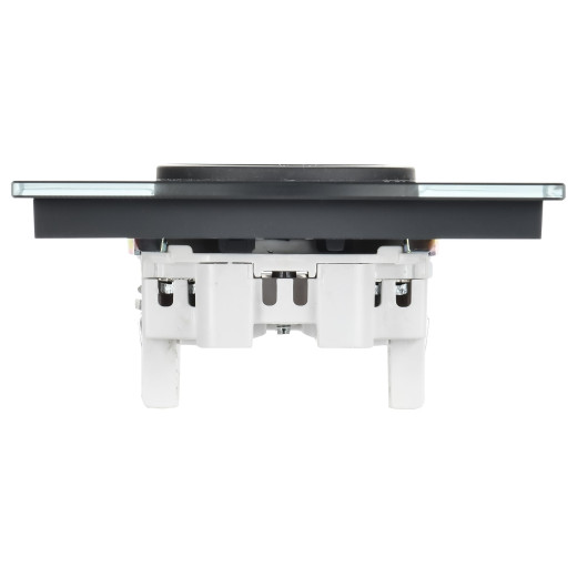 SKANDY Роз. 2-я без з/к/ш стекло 10А SK-R03G граф. IEK