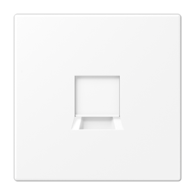 JUNG LS 990 Белый матовый Плата для одного модуля, фиксация защёлкиванием