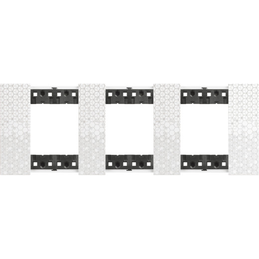 LIVING NOW. Декоративная рамка 3 поста (2+2+2 модуля).Цвет 