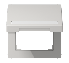 JUNG крышка с полем для надписи, светло-серый