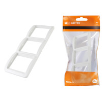 TDM Рамка 3-ая вертикальная белая 