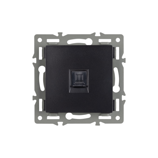 Механизм компьютерной розетки SCT-MPC1-PL-BK (RJ-45, CAT6) (Arlight, -)