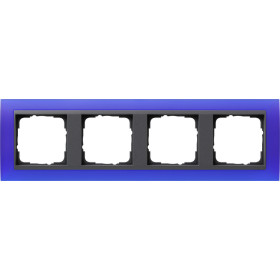 Gira EV Матово-синий/антрацит Рамка 4-ая