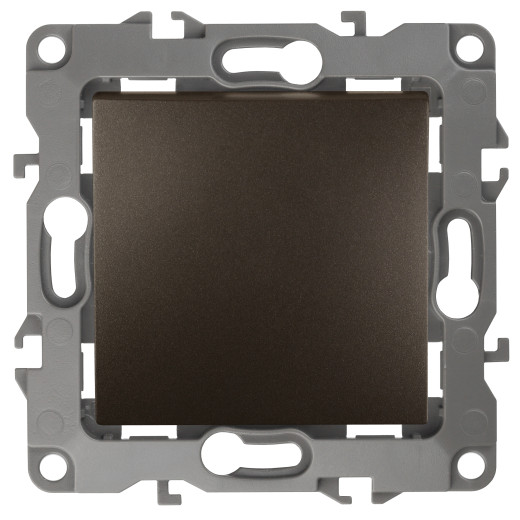 12-1111-13 ЭРА Кнопка, 10АХ-250В, Эра12, бронза (10/100/3000)