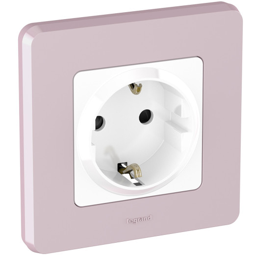 Рамка 1 пост - Legrand/Daccord Inspiria - розовый