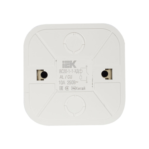 GLORY Выключ. 1-кл. с инд. о/у 10А ВС20-1-1-ХД дуб IEK