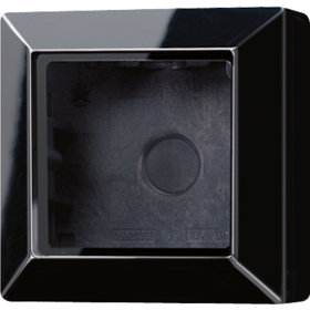 JUNG Коробка для накладного монтажа 1-кратная; чёрная