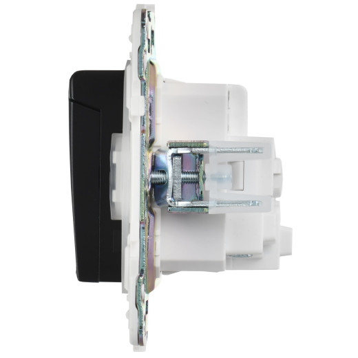 SKANDY Роз. з/к/ш кр. 16А IP44 SK-R11Bl черн. IEK