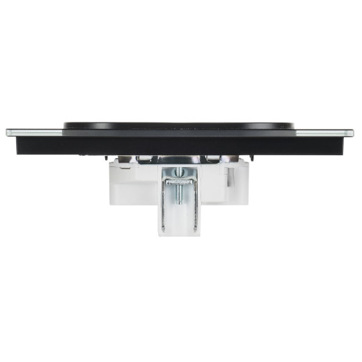 SKANDY Роз. 2-я без з/к/ш стекло 10А SK-R03Bl черн. IEK