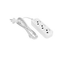PROconnect Удлинитель 3 гнезда, 3м, 2х0,75мм², б/з, белый