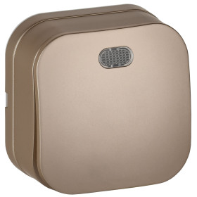 IEK GLORY Выключ. 1-кл. с инд. о/у 10А ВС20-1-1-ХШм шамп. м.