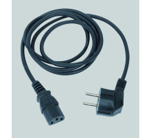 Simon Connect Графит Кабель электрический с вилкой 2к+з 2м