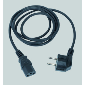 Simon Connect Графит Кабель электрический с вилкой 2к+з 2м