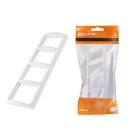 TDM Рамка 4-ая горизонтальная белая 