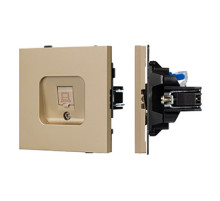 Arlight Механизм компьютерной розетки SCT-TENDO-MPC1-SFPL-GD (RJ-45, CAT6) (-)