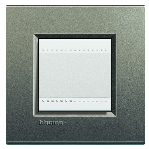 Livinglight Рамка прямоугольная, 1 пост, цвет Серый шелк