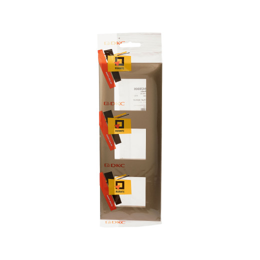 Рамка 3 поста (6 мод.), Avanti, золотистый жемчуг