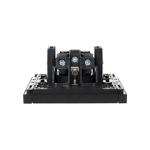 FORTE&PIANO Роз. с з/к без з/ш в/к 16А FP116 чер. IEK