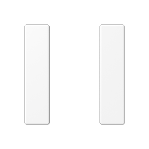 Набор накладок 1 группа для модулей F50, термопласт, белый матовый