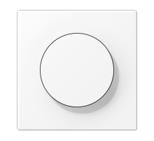 JUNG LS 990 Белый матовый Накладка на роторный диммер