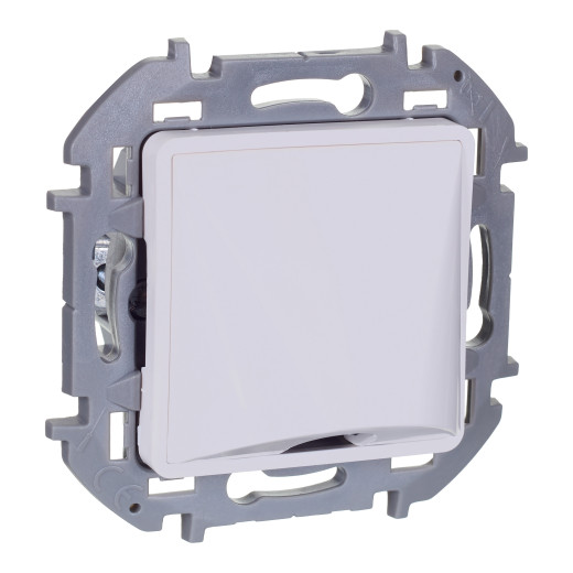 Вывод кабеля IP21 - Legrand/Daccord Inspiria - с зажимом для кабеля - белый