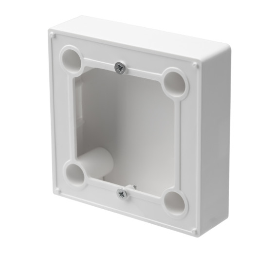 Бокс для накладного монтажа электроустановочныx изделий BN-01 белый REXANT