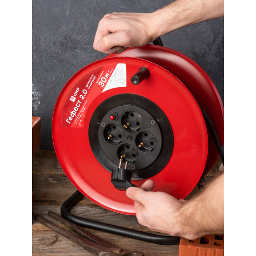 Удлинитель на катушке 