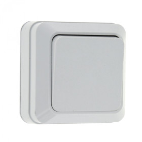 EKF PROxima Рим Выключатель 1-клавишный 10А белый.