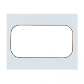 EKF PROxima Стокгольм Белый Линия шампань Рамка для розетки 2-ой.