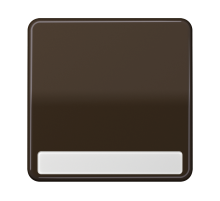 JUNG CD 500/CD plus Коричневая Клавиша 1-ая с полем для надписи