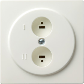 Gira S-Color Белый Розетка для стереофонического громкоговорителя