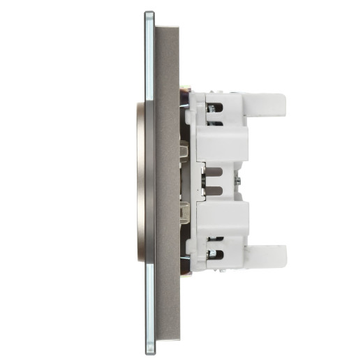 SKANDY Роз. 2-я без з/к/ш стекло 10А SK-R03Sh шамп. IEK