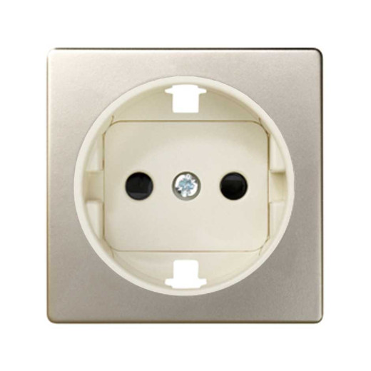 Simon 82 Слоновая кость-шампань Накладка розетки 1-ая с/з