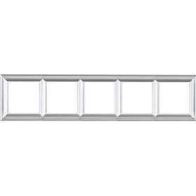 JUNG EcoProfi DECO Алюминий Рамка 5-ая