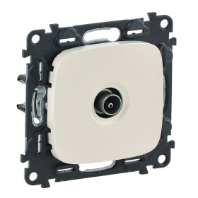 Legrand Valena ALLURE DIY Сл.кость Розетка TV оконечная, 10 дБ, 0-862 МГц.