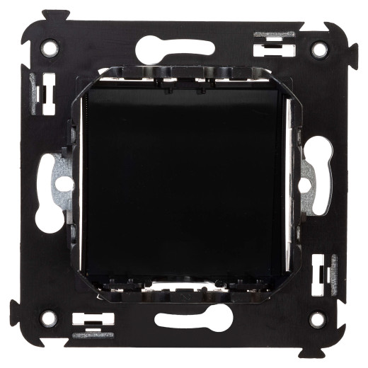 Вывод кабеля из стены, Avanti, черный квадрат